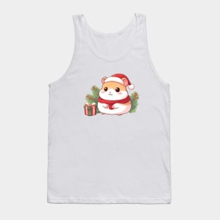 Cute Christmas Hamster Tank Top